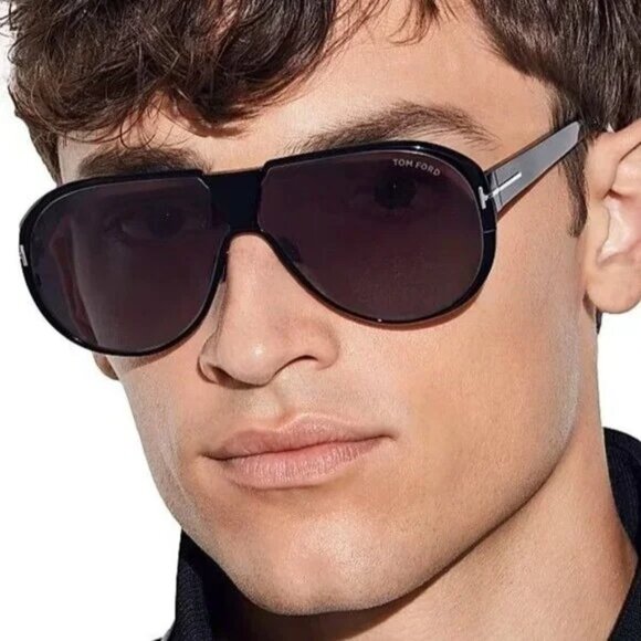 NEW TOM FORD VINCENZO TF1072 01B BLACK UNISEX SUNGLASSES TOM FORD FT1072 01B main image 10